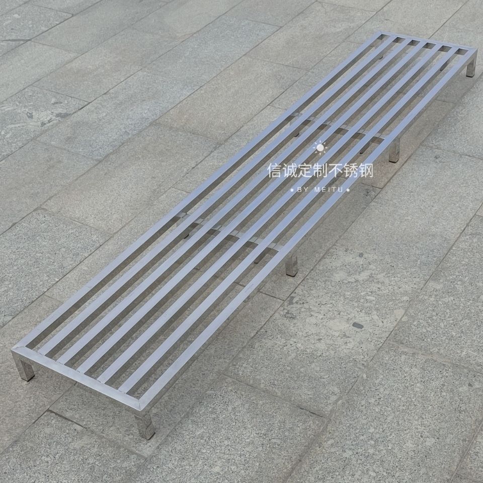 加厚不锈钢定制架子阳台花架单层户外花架子承重架单层置物架一层