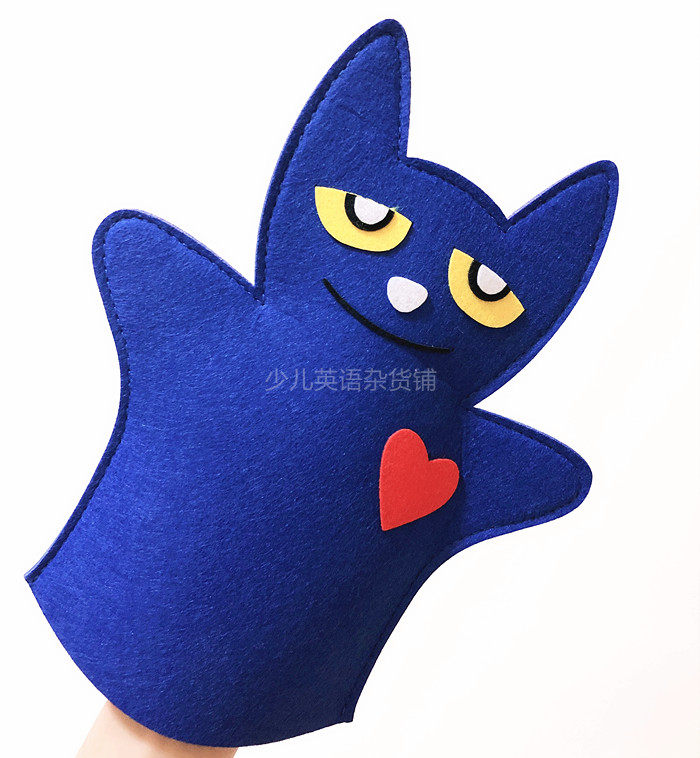 Pete皮特猫手偶绿怪物五官绘本故事拓展教具不织布手偶handpuppet,玩具/童车/益智/积木/模型,其它玩具,淘宝优惠券,粉丝福利购,淘宝优惠卷
