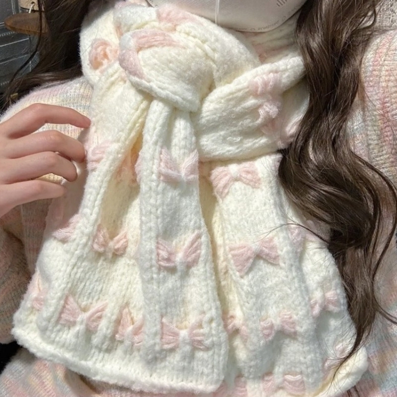 云朵绵绵麻花围巾毛线手工diy钩针编织材料包手织粗线送女生礼物