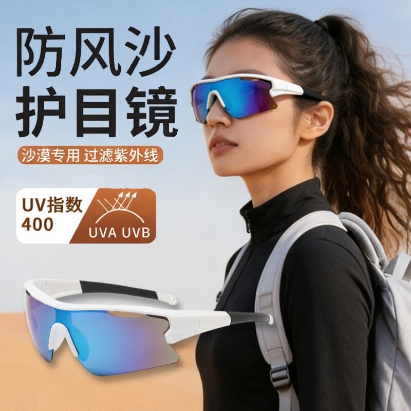 沙漠防沙护目镜登山可戴近视眼镜雪山户外骑行墨镜防风沙防晒防尘