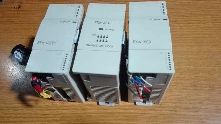 原装拆机三菱fx2n-16ex/16eyt/8eyt实物如图 可拆开出售