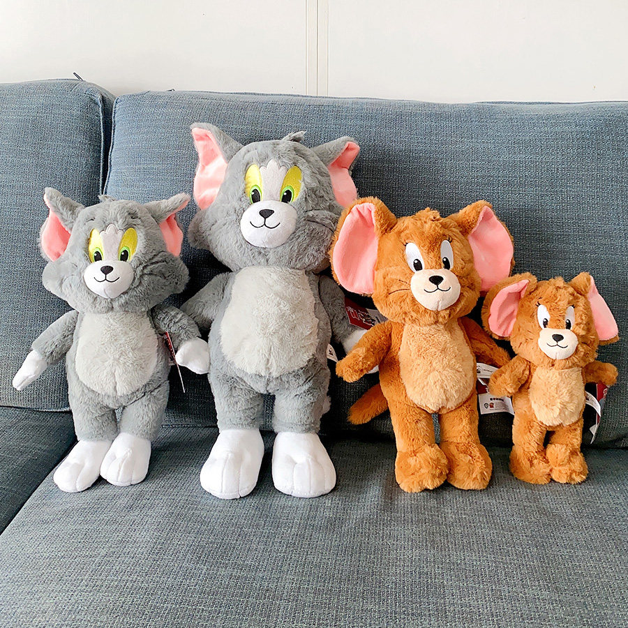 正版猫和老鼠豪华款毛绒玩具公仔可爱汤姆猫杰瑞鼠玩偶送生日礼物,玩具/童车/益智/积木/模型,毛绒/玩偶/公仔/布艺类玩具,淘宝优惠券,粉丝福利购,淘宝优惠卷