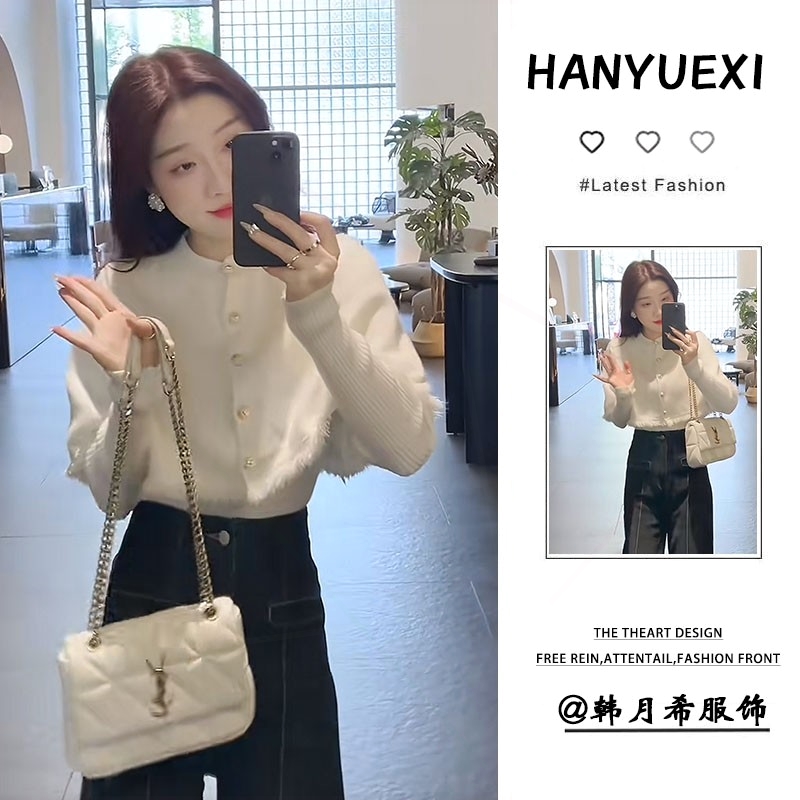 版设计感气质假两件上衣牛仔工作