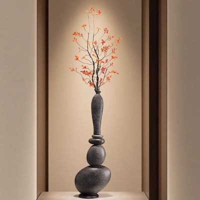 时来运转花瓶摆件中古意式侘寂风