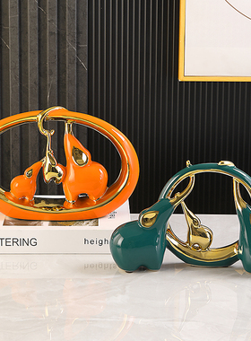 电视柜装饰品轻奢现代简约客厅酒柜摆件高端大气上档次乔迁礼物