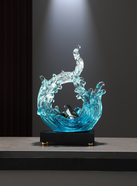 丰盛水气装饰玄关钥匙储物室客厅电视柜酒柜高档装饰乔居礼物