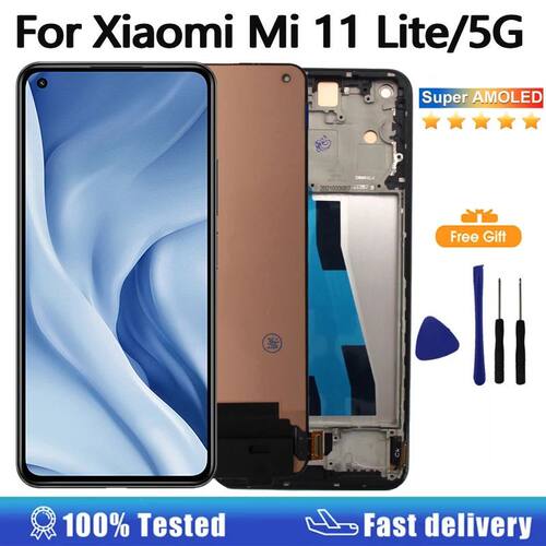 AMOLED Display For Xiaomi Mi 11 Lite LCD Display M2101K9AG T