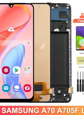 A70 SM-A705F A705FN/DS Display Screen With Frame For Samsung