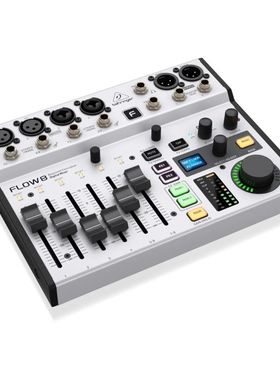 BEHRINGER FLOW8 8-Input Digital Mixer USB/Audio Interface wi