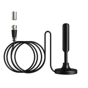 Portable TV Antenna 300cm Coax Cable Digital TV Antenna Plug