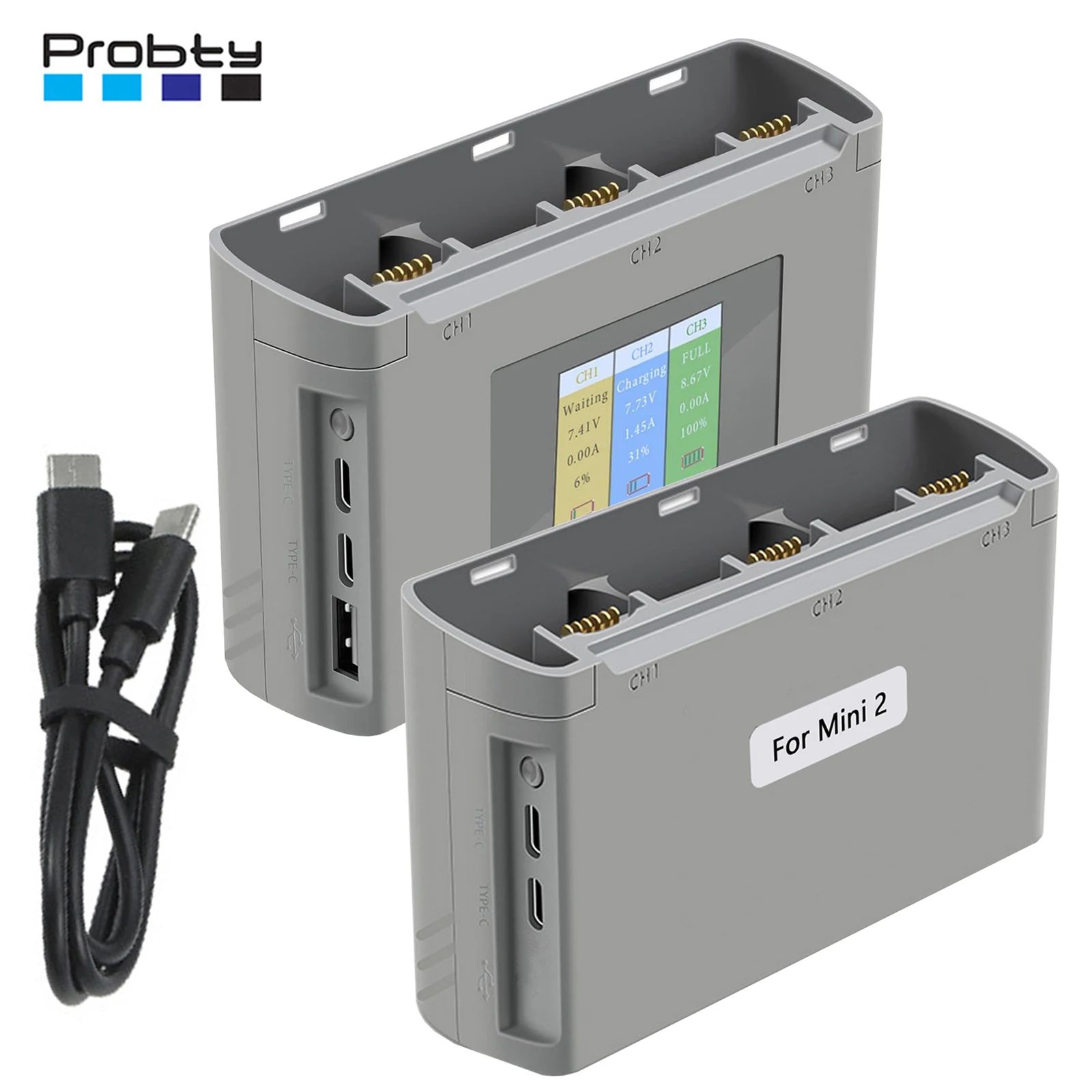 For Mavic Mini 2/SE Battery Charging Hub Drone Battery Charg