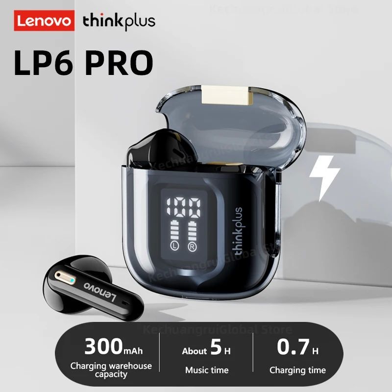 Original Lenovo LP6 Pro Bluetooth 5.3 Earphones TWS Wireless