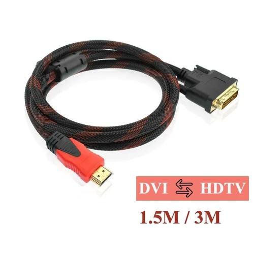 DVI TO HDMI CABLE HDMI TO DVI , DVI D Male To HDMI Compatibl