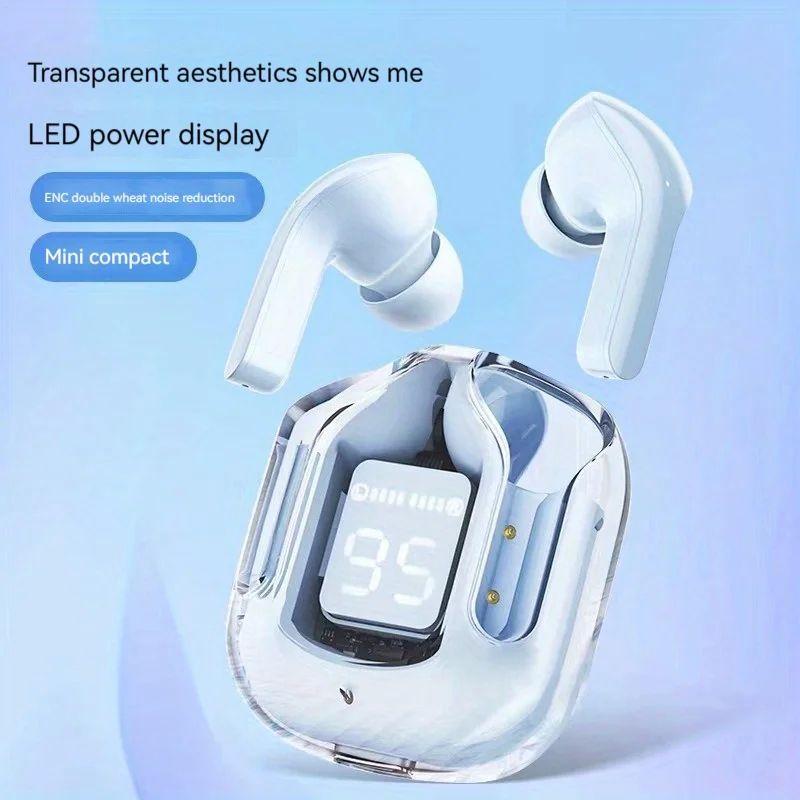 Original Wireless Bluetooth Earphone Transparent HIFI Headph