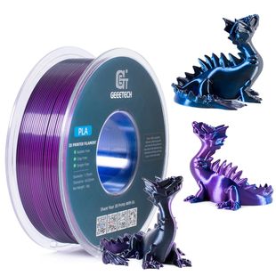 Geeetech Three Tri Color Silk PLA Filament , 3D Filament 1,7