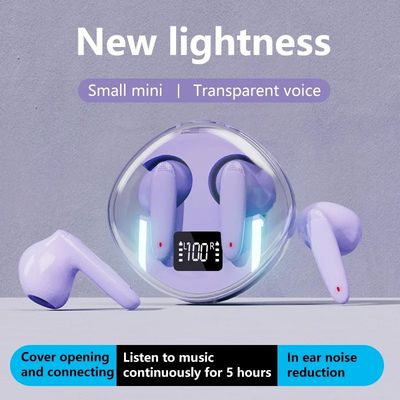 New BH22 Wireless Dual Ear TWS Transparent Cabin Touch Digit