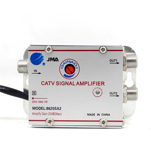 8620SA2 Adjustable 1 In 2/3/4/6/8 Out Cable TV Splitter Ampl