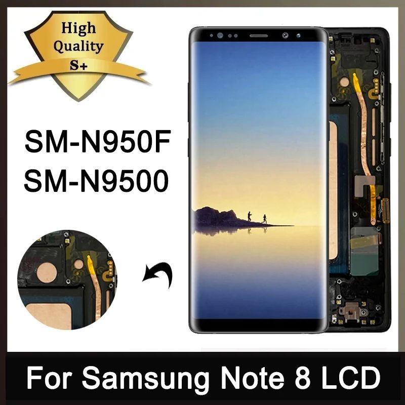 Note 8 Display Screen With Frame For Samsung Note8 N950F N95