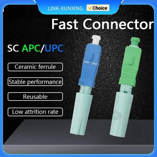 Single-Mode Optical Connector SC APC SM  FTTH Tool Cold Conn
