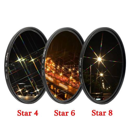 KnightX Star Line 52MM 55MM 58MM 67MM 77MM Camera Lens Filte