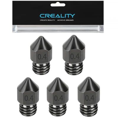 Creality Hardened Steel MK8 Nozzle for 3D Printers，Upgraded