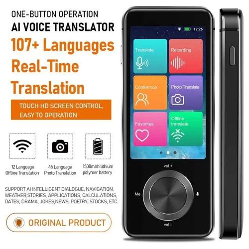 Smart Instant Voice Translator M9 Portable 137 Language Reco
