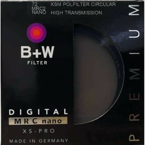 B+W CPL Digital XS-PRO MRC CIR-PL Filter 49_52_55_58_62_67_7