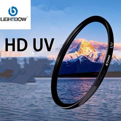 Lightdow Universal UV Lens Filter 49MM 52MM 55MM 58MM 62MM 6