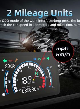 For HONDA EX5 Motorcycle Tachometer Universal Digital Speedo