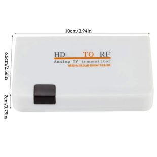 HDMI-Compatible to RF Coaxial Converter Box Adapter HD Digit