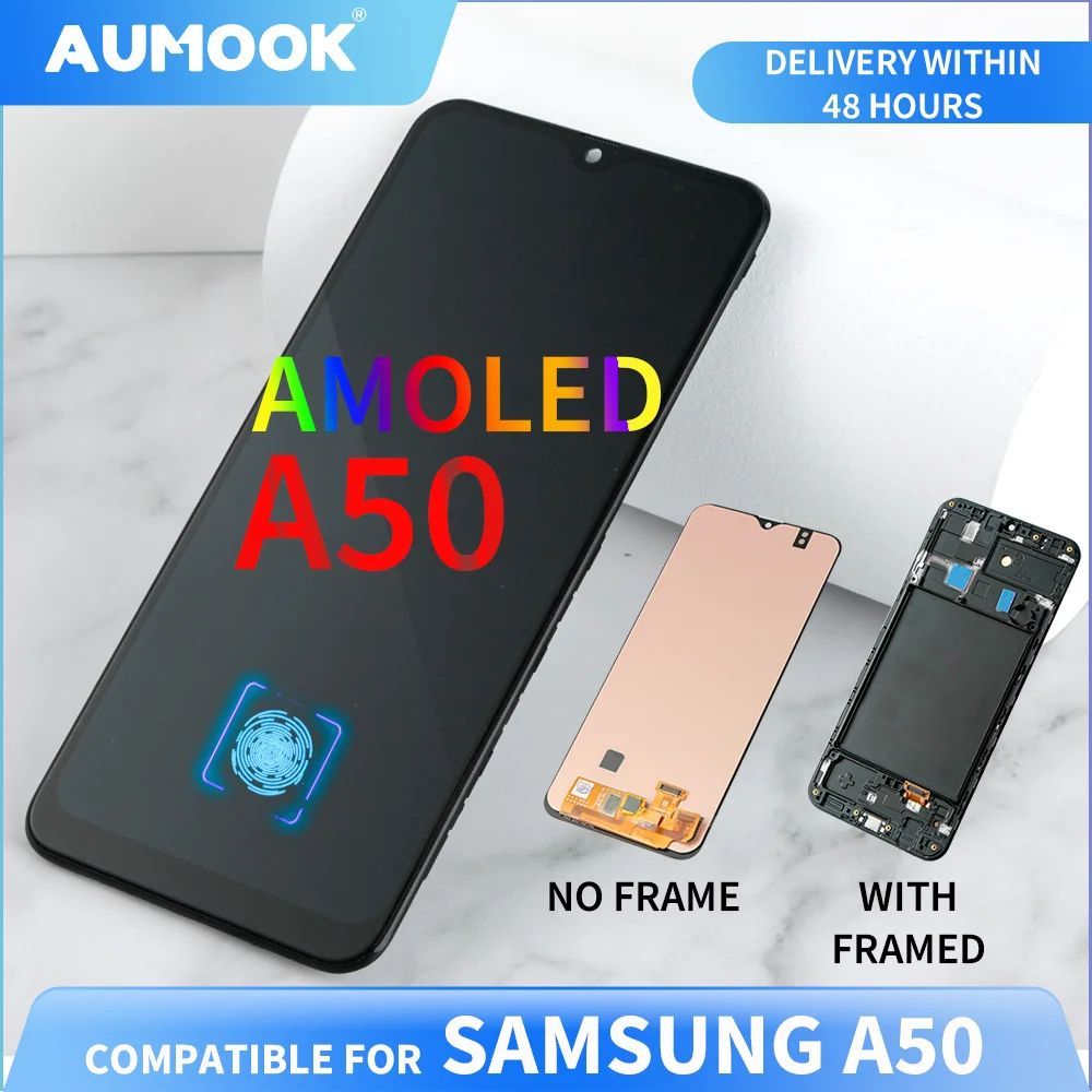 AMOLED Pantalla Display LCD For Samsung A50 LCD Digitizer As