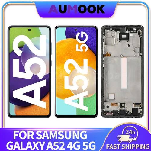 AMOLED LCD For Samsung Galaxy A52 4G 5G Display Touch Screen