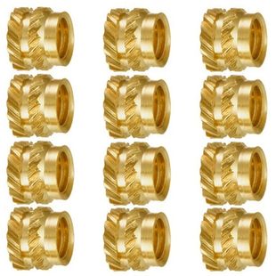 Knurled Brass Threaded 100Pcs Set Thread Heat Resist