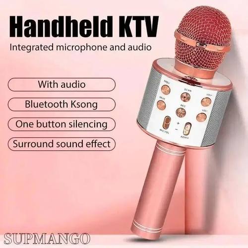 Professional Handheld Wireless Karaoke Microphone USB Speake