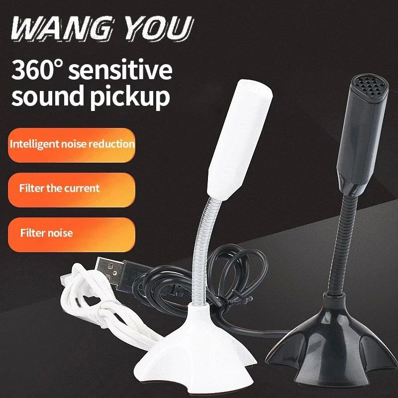 USB Microphone For Laptop And Computers Adjustable Studio Si