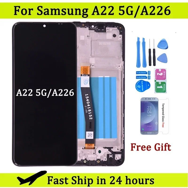 For Samsung A22 5G LCD Display Touch Screen Digitizer Assemb