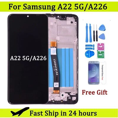 For Samsung A22 5G LCD Display Touch Screen Digitizer Assemb