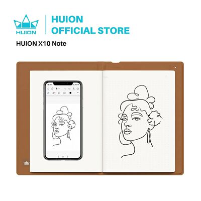 HUION Note 2-in-1 Digital Notebook Drawing Tablet With Batte