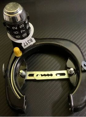 Bicycle Steel Horseshoe Lock Security Password 4 Digit Lock