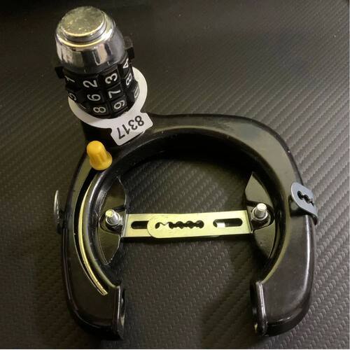 Bicycle Steel Horseshoe Lock Security Password 4 Digit Lock