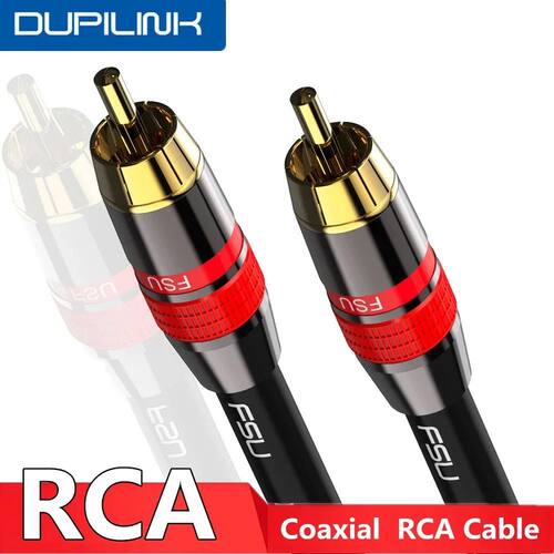 RCA to RCA Cable Digital Coaxial Audio Cable Male Stereo Con