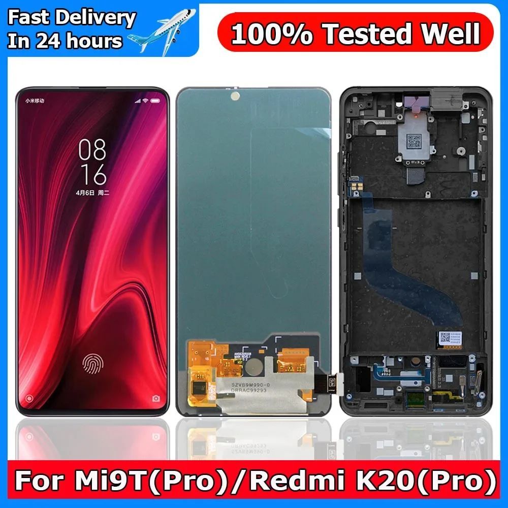Super Amoled Screen For Redmi K20 Pro / K20 LCD Display Digi