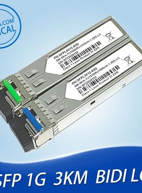 1Gb LC SFP Module Single Bidi Fiber Optical Transceiver Giga