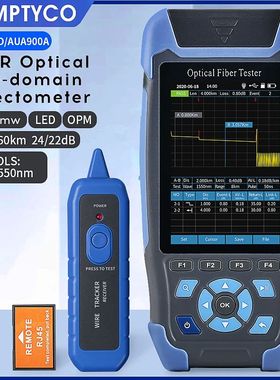 Mini OTDR Fiber Optic Reflectometer AUA-900D with 9 Function