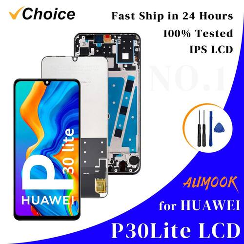for HUAWEI P30 Lite AAA+ IPS LCD Display Touch Screen Digizi