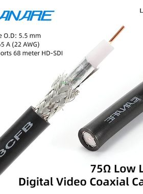 CANARE 75 Ω L-3CFB BNC Low Loss Video Coaxial Cable HD 3G 1