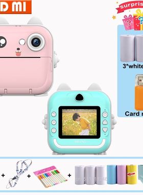 Kids Instant Camera 2.4Inch IPS Screen Full HD Instant Print