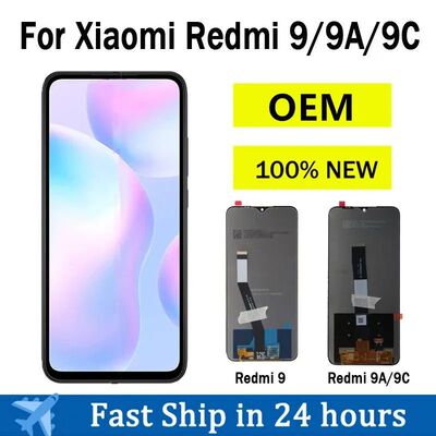 100% NEW OEM For Xiaomi Redmi 9A LCD Display Screen With Fra