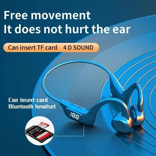 Vg06 Air Bone Conduction Headphones Tf Card Digital Display