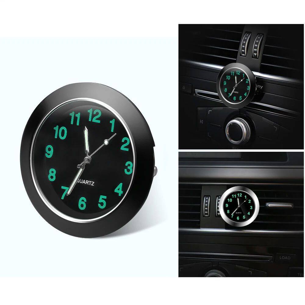 Car Clock Luminous Mini Automobiles Internal Stick-On Digita